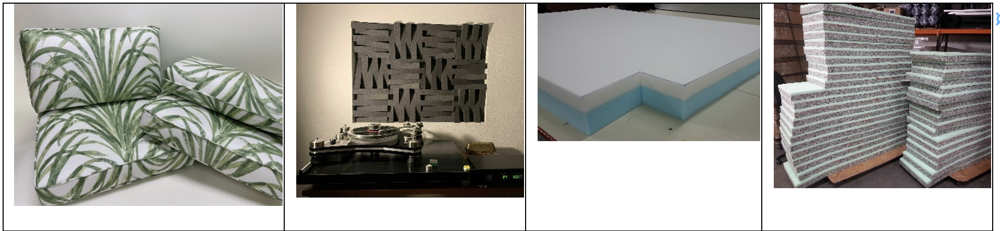 vertical foam saw cutting examples